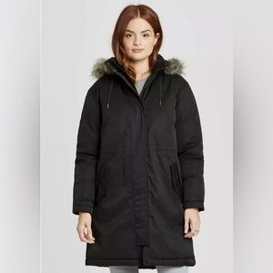 Universal Thread Black Artic Parka Coat | Size XS